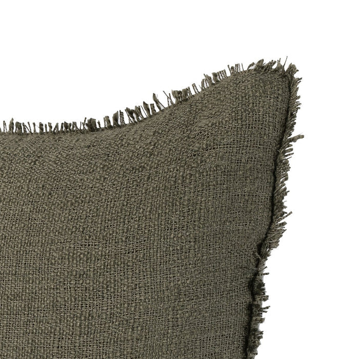 THARP OUTDOOR PILLOW TEXTURE OLIVE 20X20