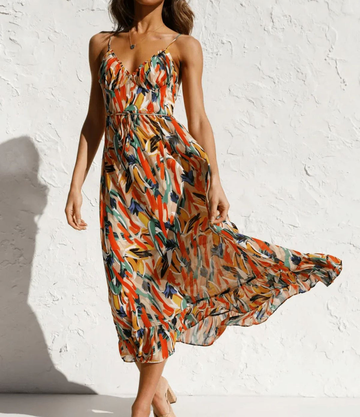 The Spark | Shimmering Midi Dress