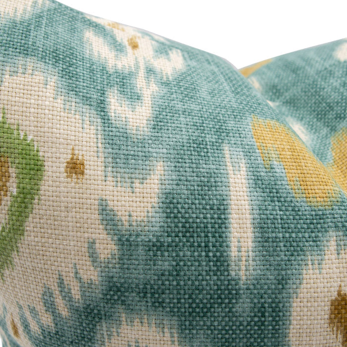Tilbury Teal and Green Ikat (Last Chance)