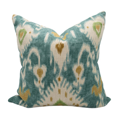 Tilbury Teal and Green Ikat (Last Chance)