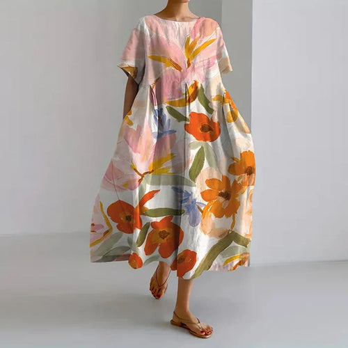 VALENTINA | Summer Dress with Flowers