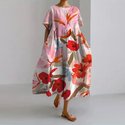 VALENTINA | Summer Dress with Flowers