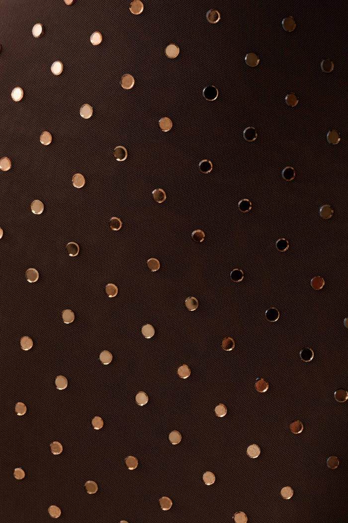 Valentine Diamante Maxi Dress - Chocolate