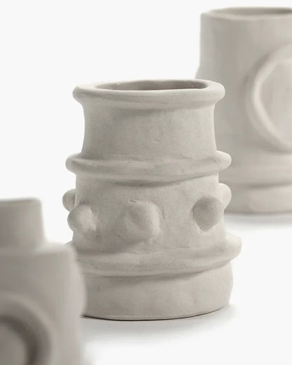 VASE ASS/6 BEIGE MOLLY