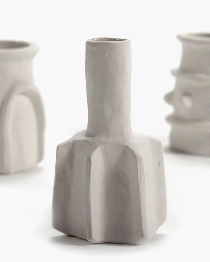 VASE ASS/6 BEIGE MOLLY