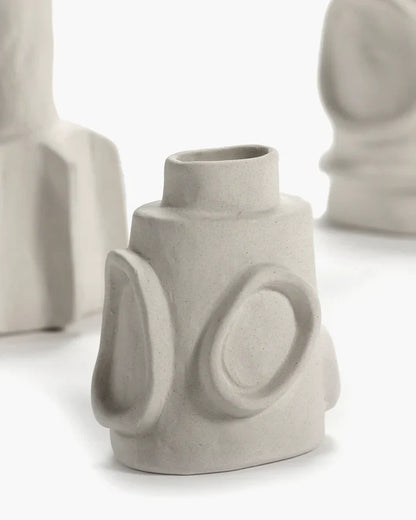 VASE ASS/6 BEIGE MOLLY