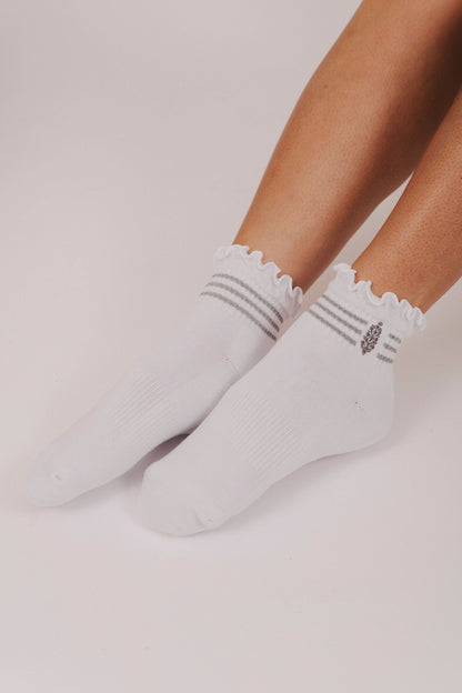 FREE PEOPLE - Movement Rally Reflective Ruffle Socks