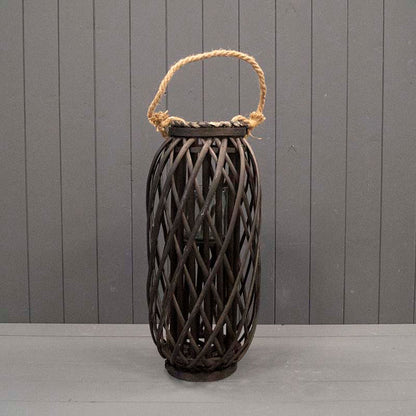 Wicker Lanterns with rope handle