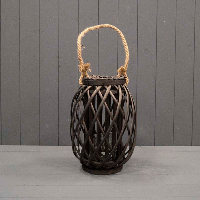 Wicker Lanterns with rope handle