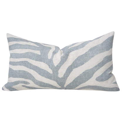 Zebra Linen Blue (Last Chance)